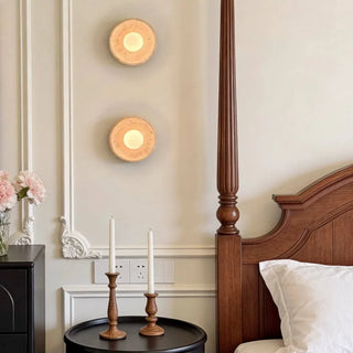 Celako™ Lucava Wall Light | Stone Glass Bathroom