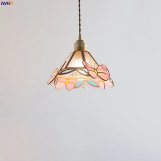 Celako™ Alaria Pendant Light | Glass French Vintage Bedroom Lighting