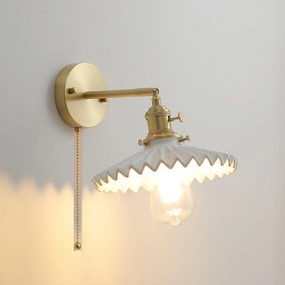 Celako™ Vestra Wall Light | Copper Ceramic Bedroom Lighting