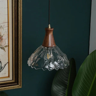 Celako™ Lucidus Pendant Light | Clear Glass Mid Century Modern Bedroom Lighting