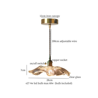 Celako™ Plissia Pendant Light | Glass Stone Kitchen Island Lighting