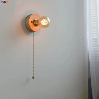 Celako™ Arbiora Wall Light | Wood Bedroom Lighting