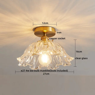 Celako™ Opalith Ceiling Light | Glass Stone Living Room Lighting
