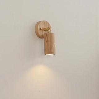 Celako™ Fendari Wall Light | Ash Wood Bedside Lighting