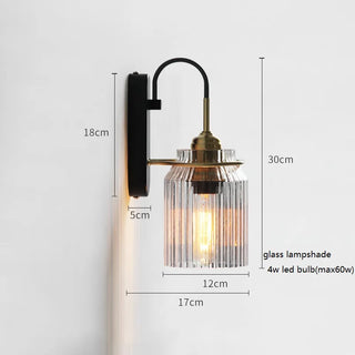 Celako™ Glassa Wall Light | Glass Bedside Lighting