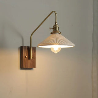 Celako™ Cerune Wall Light | Copper Ceramic Bedroom Lighting