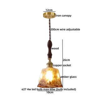 Celako™ Candoro Pendant Light | Glass Dining Room Lighting