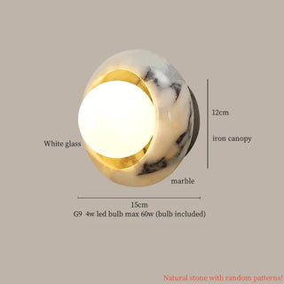 Celako™ Marbre Wall Light | Marble Bedroom Lighting