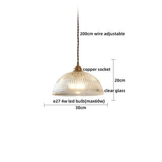 Celako™ Cuprisa Pendant Light | Glass Bedroom Lighting