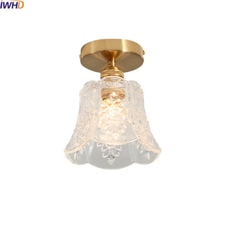 Celako™ Cuvita Ceiling Light | Copper Glass Kitchen Island Lighting