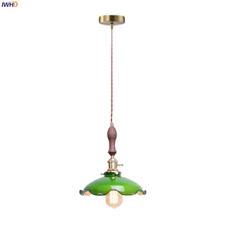 Celako™ Viridore Pendant Light | Green Glass Kitchen Island Lighting