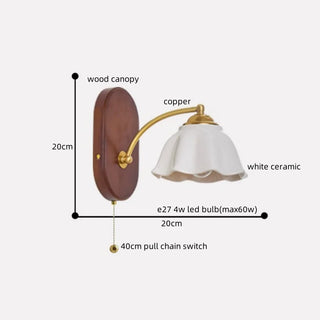 Celako™ Mokudo Wall Light | Copper Bedside Lighting