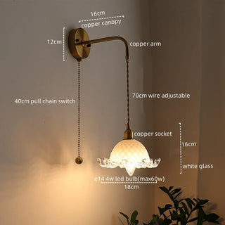 Celako™ Auricore Wall Light | Copper Bedroom Lighting