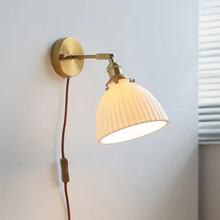 Celako™ Kaolis Wall Light | Ceramic Bedside Lighting