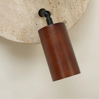 Celako™ Luterra Wall Light | Yellow Travertine Living Room Lighting