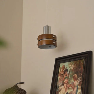 Celako™ Ferligne Pendant Light | Iron and Wood Living Room Lighting