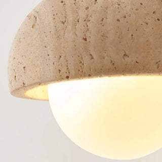 Celako™ Travari Wall Light | Yellow Travertine Bedroom Lighting