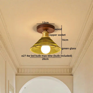 Celako™ Vesica Ceiling Light | Clear Glass Wabi Sabi Style Kitchen Island Lighting