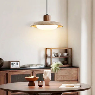 Celako™ Tuffaro Pendant Light | Yellow Travertine Japan Style