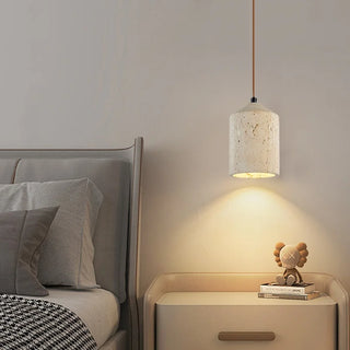 Celako™ Aurona Pendant Light | Yellow Travertine Japanese/Wabi Sabi