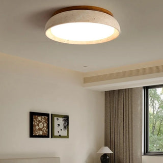Celako™ Aureva Ceiling Light | Yellow Travertine Japan Style