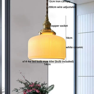 Celako™ Porcelo Pendant Light | Ceramic Kitchen Island Lighting