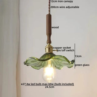 Celako™ Okumo Pendant Light | Glass Japan Style Bedroom Lighting