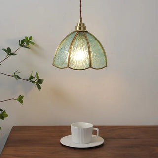 Celako™ Cuproflora Pendant Light | Glass Mid Century Modern