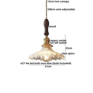 Celako™ Sencha Pendant Light | Green Glass Vintage Japan