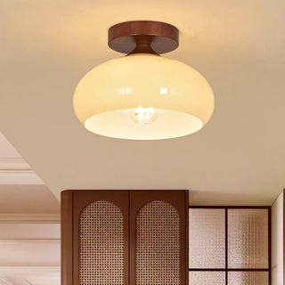 Celako™ Vitrow Ceiling Light | Glass Wood Kitchen Island Lighting
