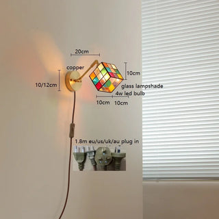 Celako™ Sorrina Wall Light | Glass Bedroom Lighting