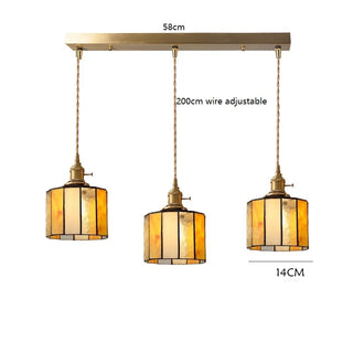 Celako™ Korae Pendant Light | Glass Dining Room Lighting