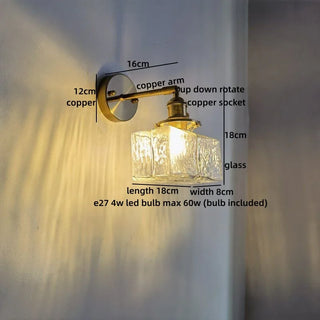 Celako™ Catenza Wall Light | Glass Japan Style