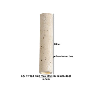 Celako™ Calaro Ceiling Light | Yellow Travertine Kitchen Island Lighting