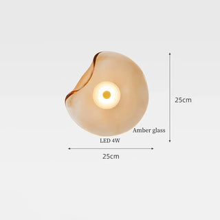 Celako™ Voluta Wall Light | Glass Living Room Lighting