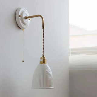 Celako™ Kaoline Wall Light | White Ceramic Living Room Lighting