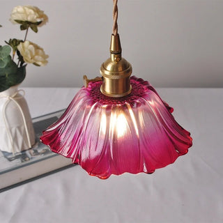 Celako™ Amarath Pendant Light | Purple Glass Kitchen Island Lighting