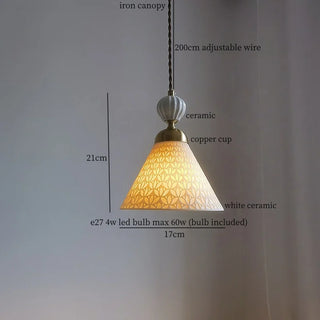Celako™ Yakido Pendant Light | Black Ceramic Kitchen Island Lighting
