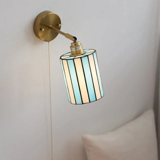 Celako™ Aurelin Wall Light | Stained Glass Bedside Lighting