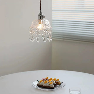 Celako™ Cristella Pendant Light | Glass And Crystal Kitchen Island Lighting