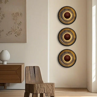 Celako™ Travito Wall Light | Black Travertine Wood Living Room Lighting