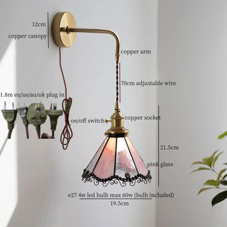 Celako™ Aurilia Wall Light | Glass Vintage Living Room Lighting