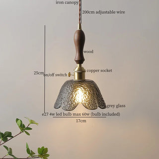 Celako™ Grisaille Pendant Light | Glass Bedroom Lighting