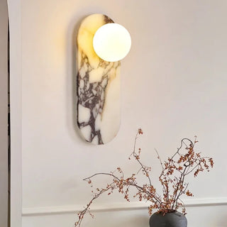Celako™ Marmoris Wall Light | Marble Glass Living Room Lighting