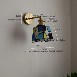 Celako™ Cuvitra Wall Light | Glass Bedroom Lighting