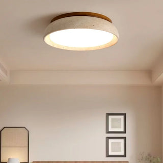 Celako™ Aureva Ceiling Light | Yellow Travertine Japan Style