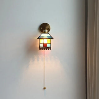 Celako™ Prismia Wall Light | Tiffany Vintage Glass Bedroom Lighting