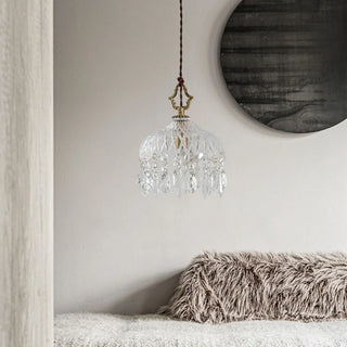 Celako™ Auricite Pendant Light | Crystal Glass Bedroom Lighting