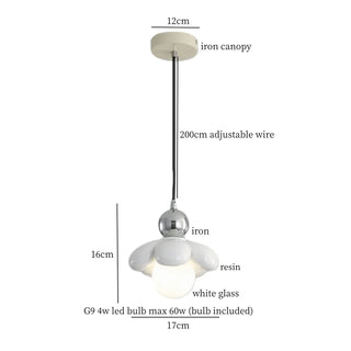 Celako™ Calyxa Pendant Light | Resin Nordic Minimalism Bedroom Lighting