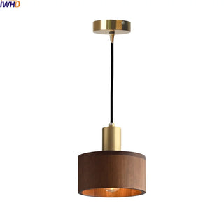 Celako™ Nucaro Pendant Light | Walnut Wood Dining Room Lighting